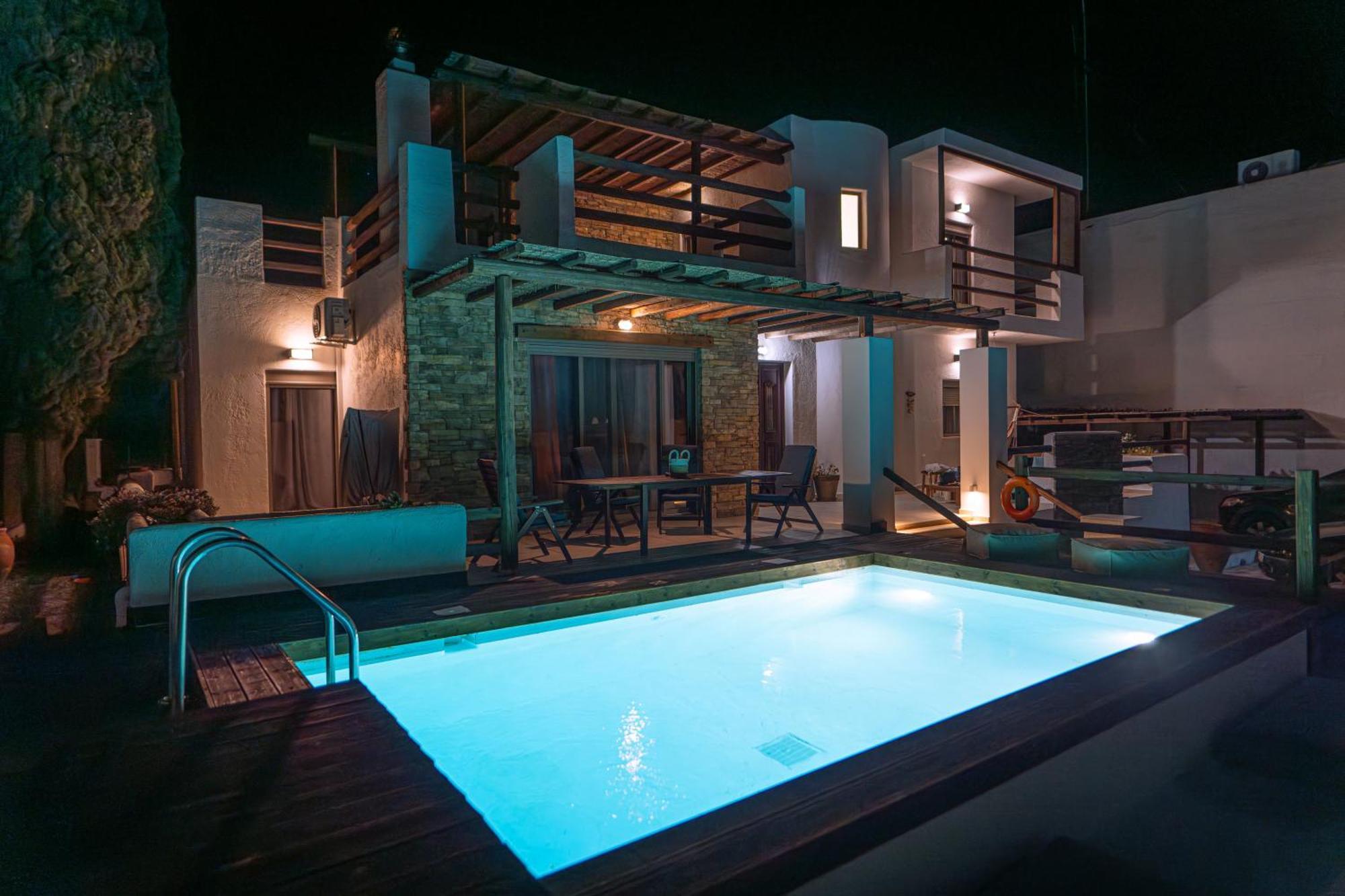 Apollonas&Sibylla Villa Chorio  Esterno foto